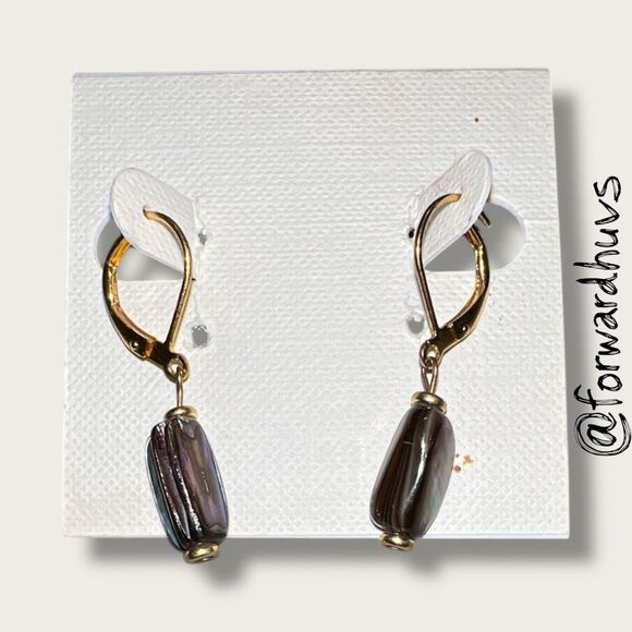 Bundle Sale 3 for $15 | Gold-Tone Leverbacks – Glossy Bead Drops - Picture 4 of 7